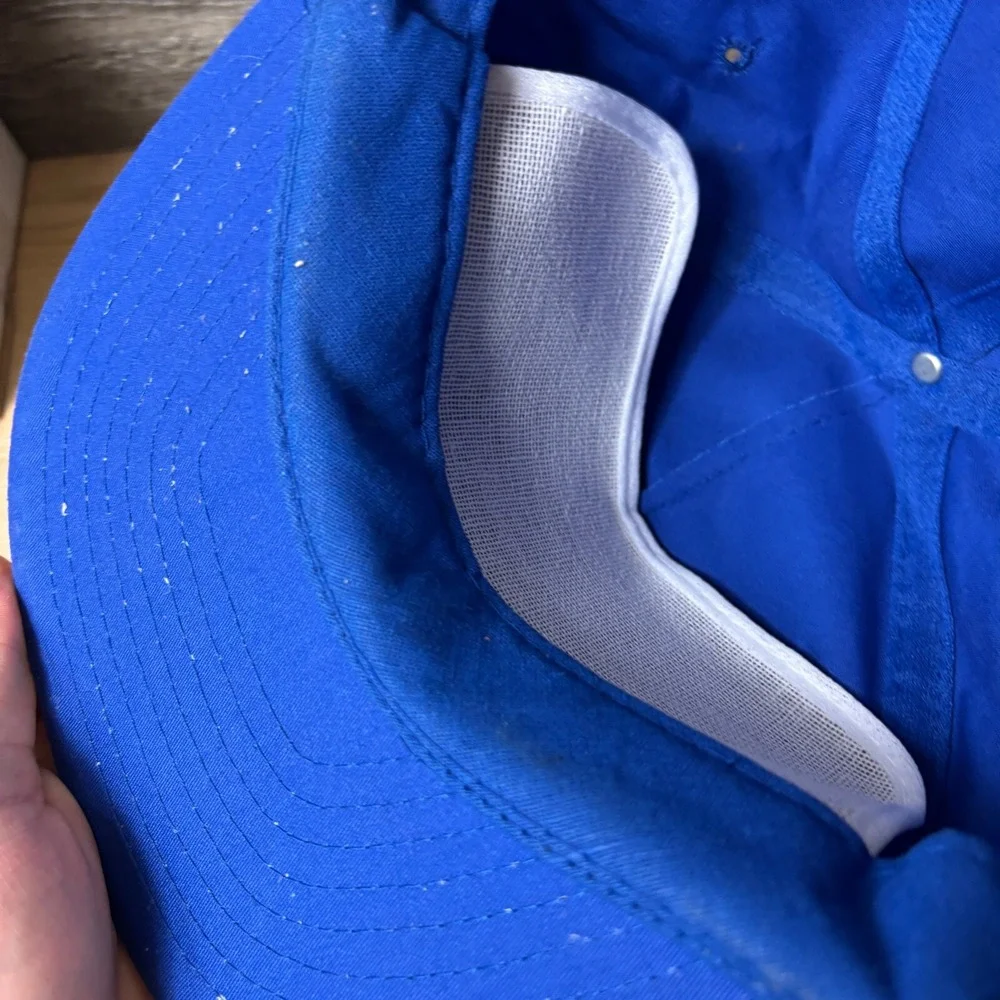 Vintage Stick & Rudder Flying Club‎ Hat Cap Strap Back Blue Trucker Planes